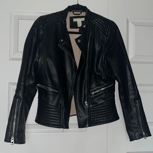 Faux Leather Jacket